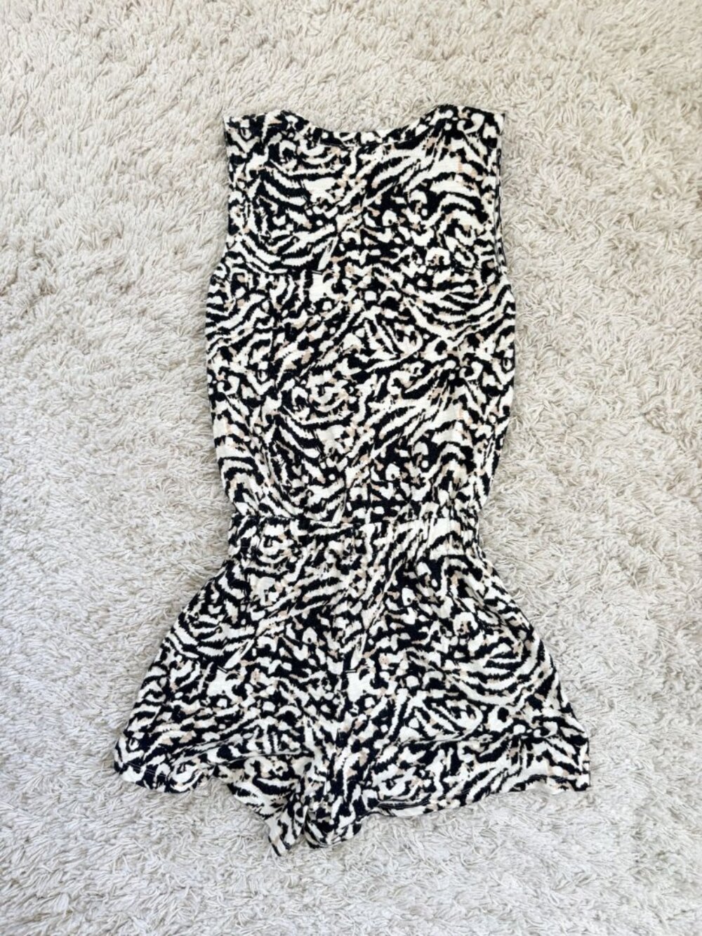 Lou & Grey Romper XS Cheetah Animal Print Soft Cotton - Picture 4 of 5